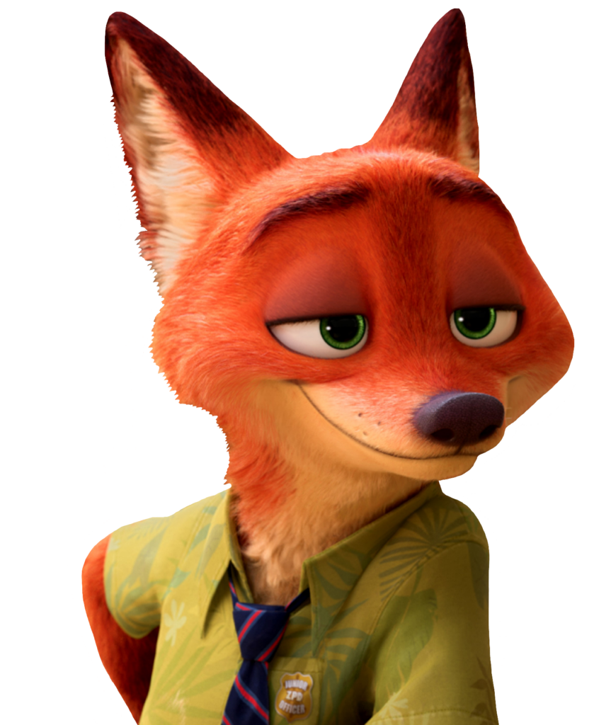 Zootopia Fox Nick Wilde PNG