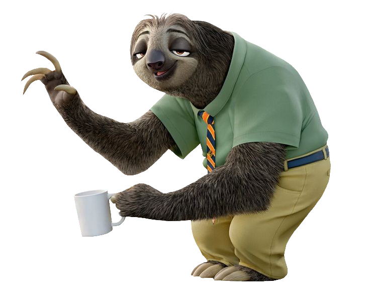 Zootopia Flash Slothmore PNG