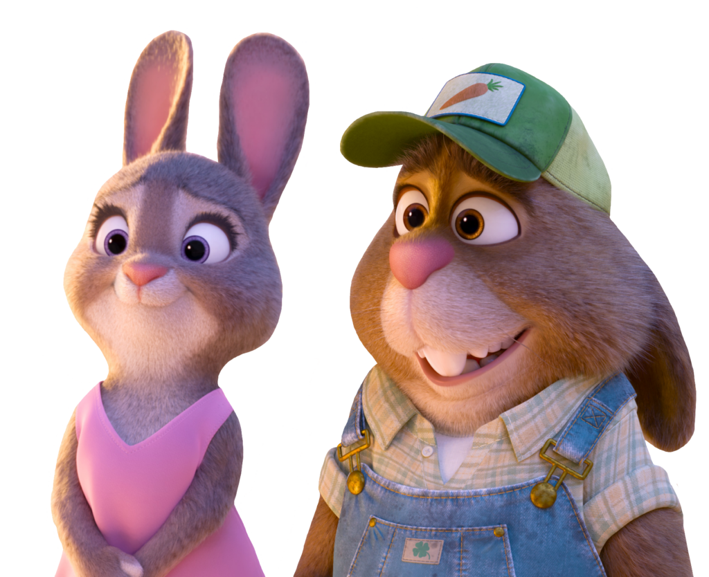 Zootopia Bonnie and Stu Hopps PNG