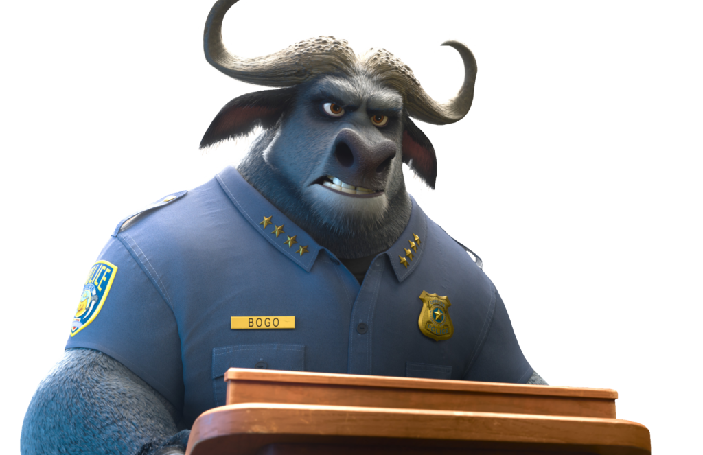 Zootopia Chief Bogo PNG