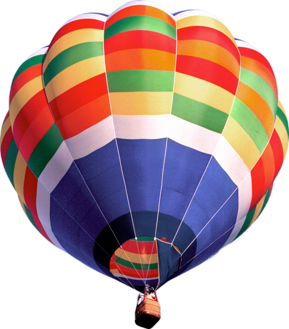 Realistic Hot Air Balloon Png