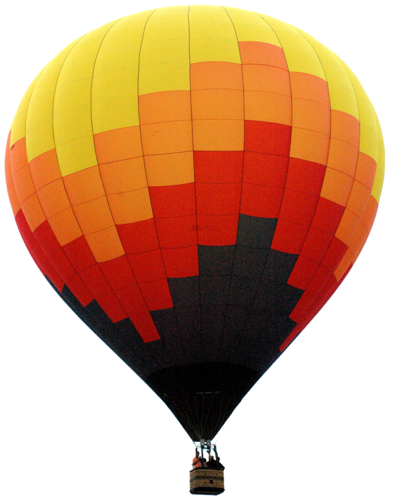 High-Resolution Hot Air Balloon Png