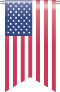 Vertical American Flag Png