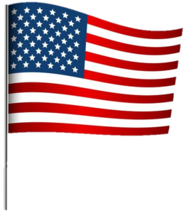 USA flag PNG transparent image download, size: 522x597px