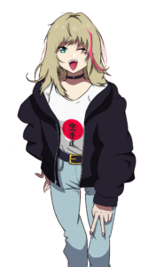 Anime girl character Png