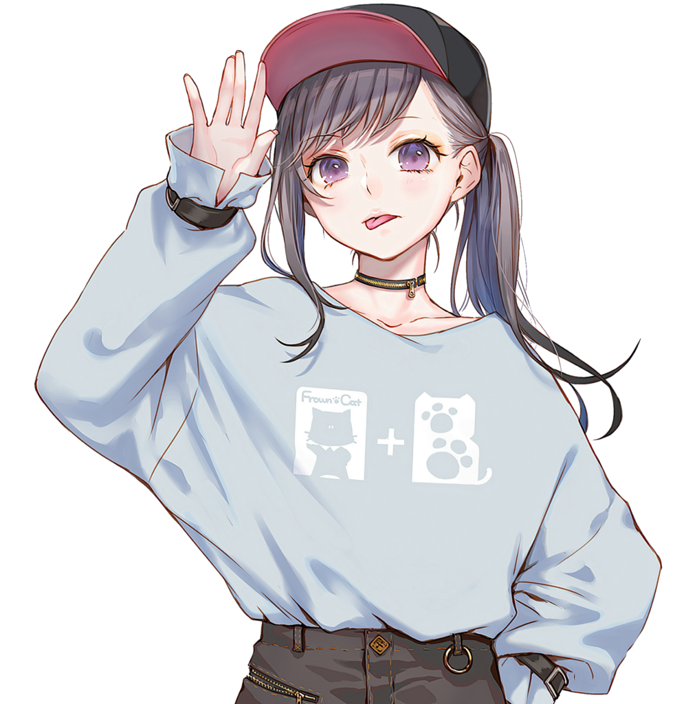 Cat Girl Pullover - Neko Anime Cat Girl, HD Png Download , Transparent Png  Image - PNGitem