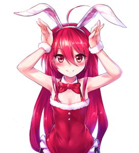 Anime Girl In Rabbit Dress Png