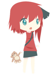 Anime Girl Sticker Png