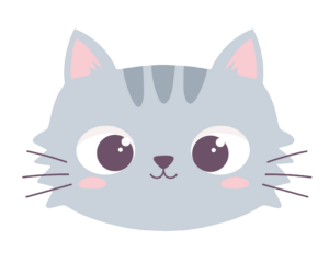 Anime Cat Face Png