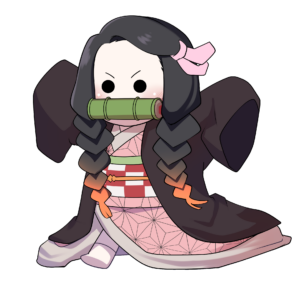 Nezuko Kamado Kawaii Anime PNG