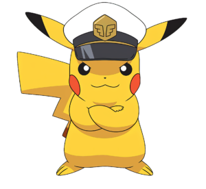 Captain Pikachu Anime PNG