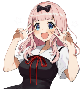 Chika Fujiwara Anime Girl PNG