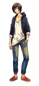 Anime Boy Full Body PNG