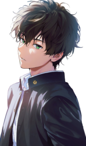 AI-generated Anime Boy PNG