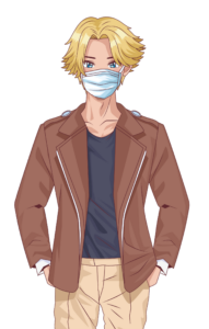 Anime Boy Wearing Mask PNG