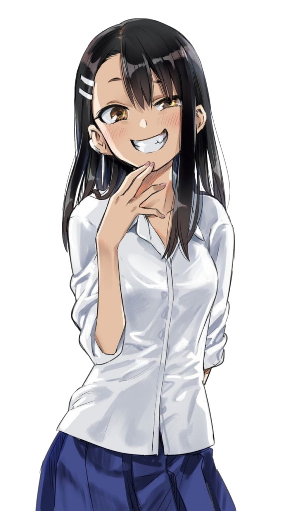 Smiling Anime Girl Png