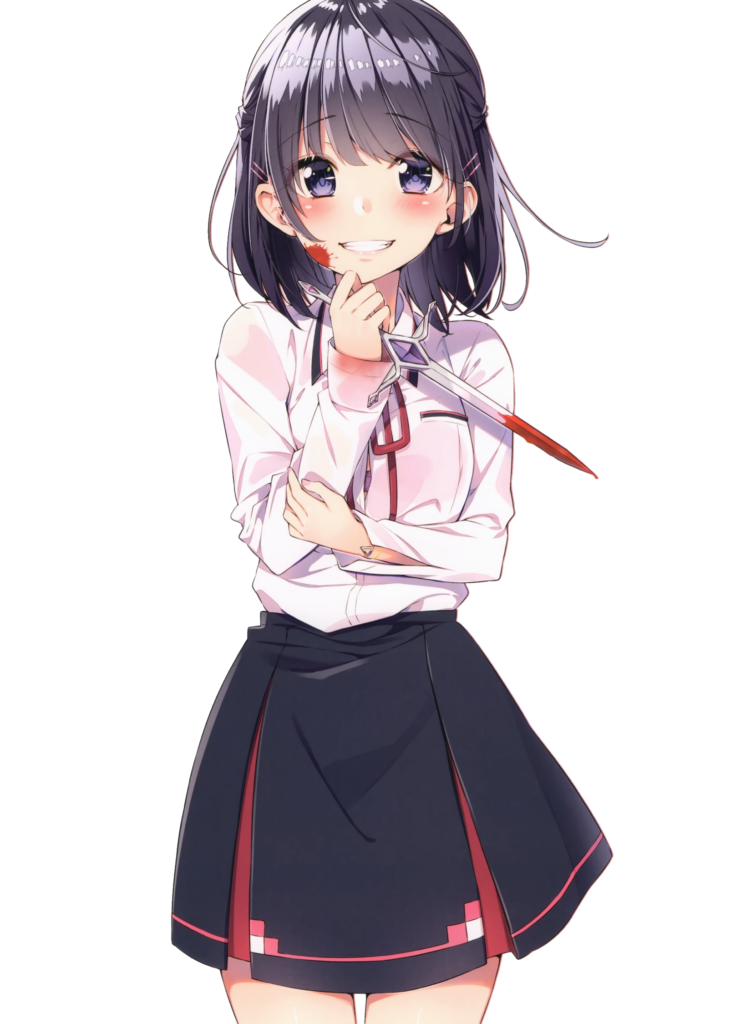 School Anime Girl Png