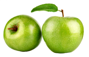 Two Green Apple Fruit Png