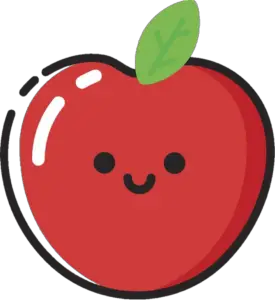 Kawaii Apple Fruit Png