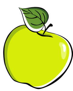 Green Apple Fruit Png clipart