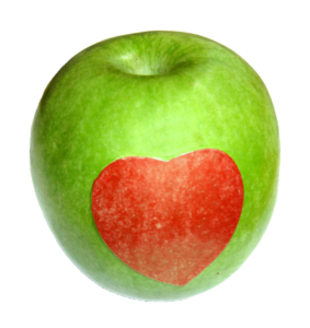 Heart Apple Fruit Png