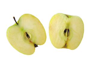 Half Apple Fruit Png