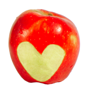 Heart Apple Fruit Png
