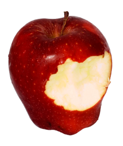 Bitten Apple Fruit Png