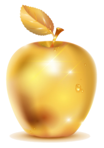 Gold Apple Fruit Png