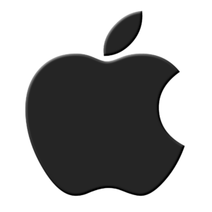 Black Apple clipart Logo PNG