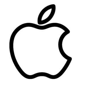 Apple Logo Outline PNG