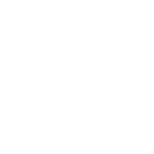White Apple Logo PNG