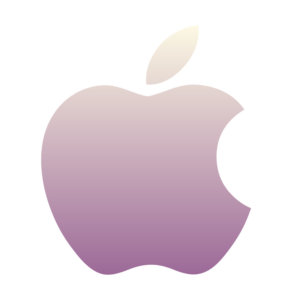 Gradient Apple Logo Icon PNG
