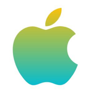 Gradient Apple Logo PNG