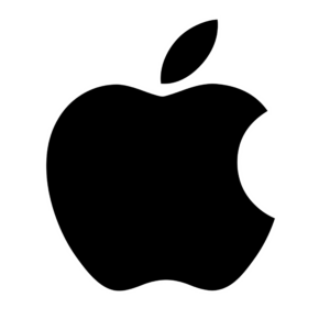Black Apple Logo Icon PNG