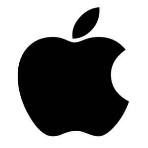 Black Apple Logo PNG