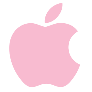 Pink Apple Logo PNG