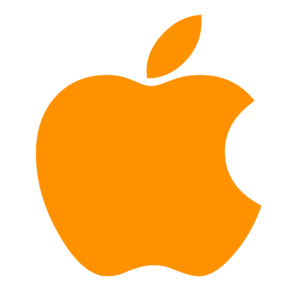 Orange Apple Logo PNG