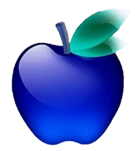 Blue Apple Png Clipart
