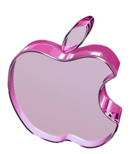 Pink glass Apple Png