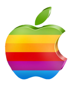 Retro Apple Png 3D