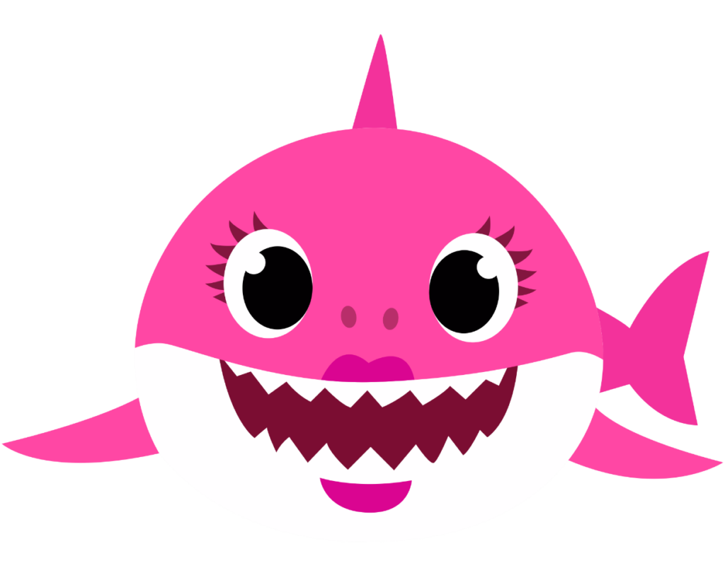 Pink Baby Shark PNG