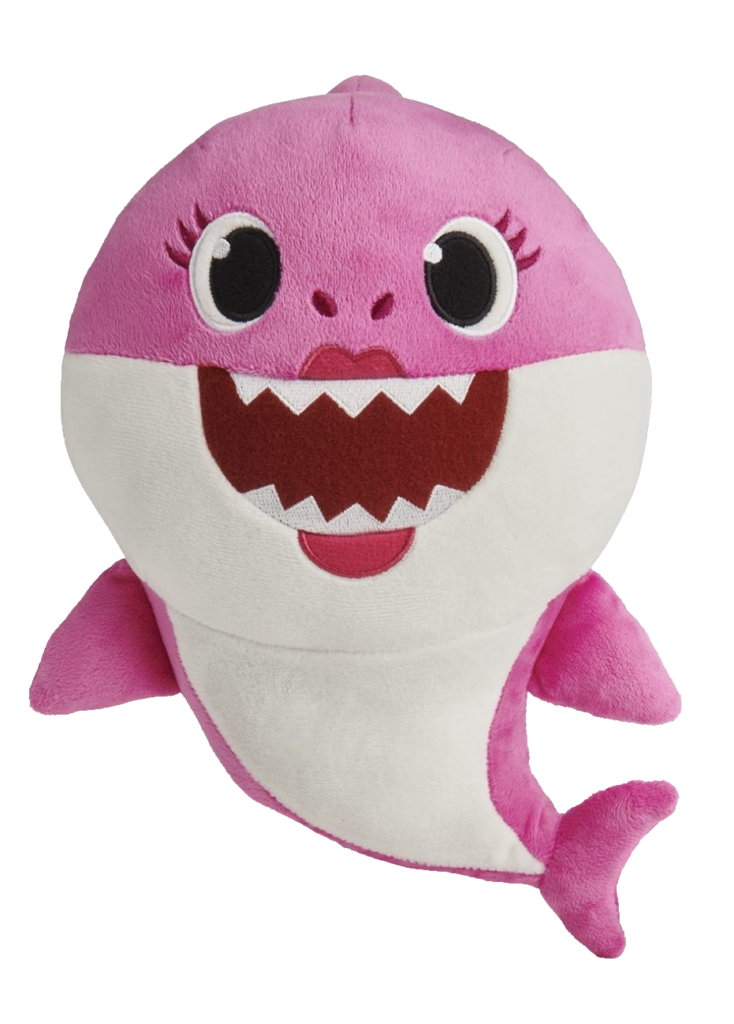 Pink Baby Shark Toy PNG