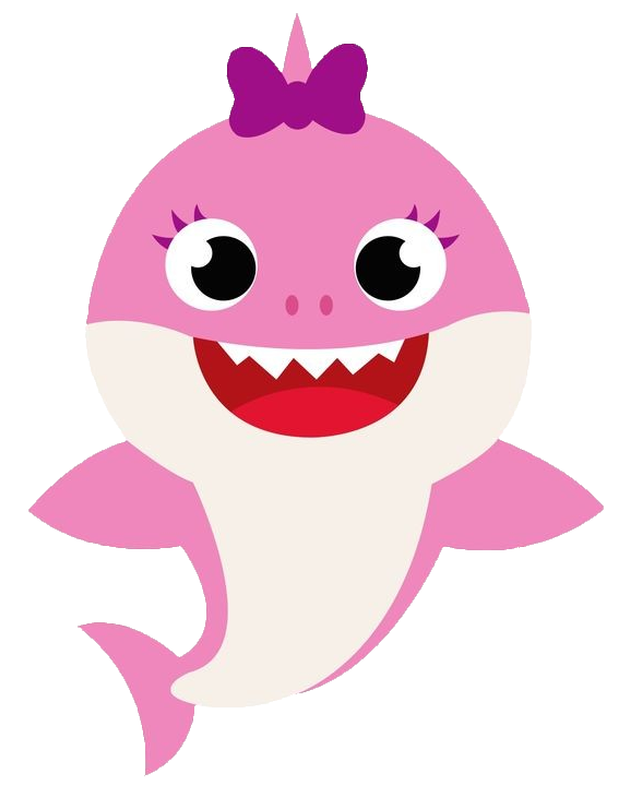 Pink Baby Shark PNG