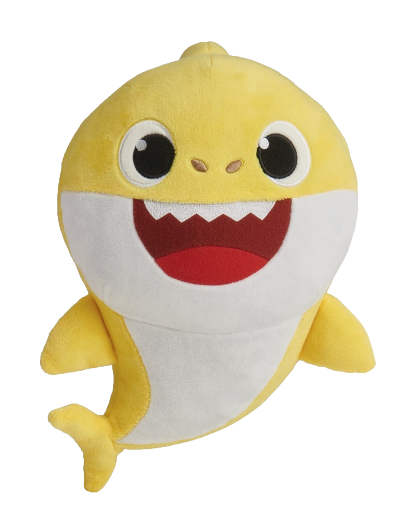 Yellow Baby Shark Toy PNG