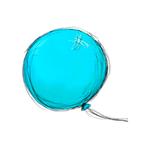 Blue Balloon Png Art