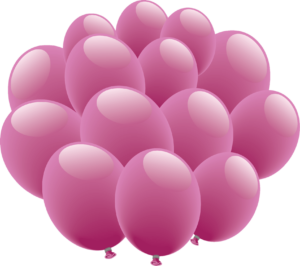 Dark Pink Balloons Png