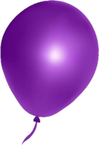 Violet Balloon Png