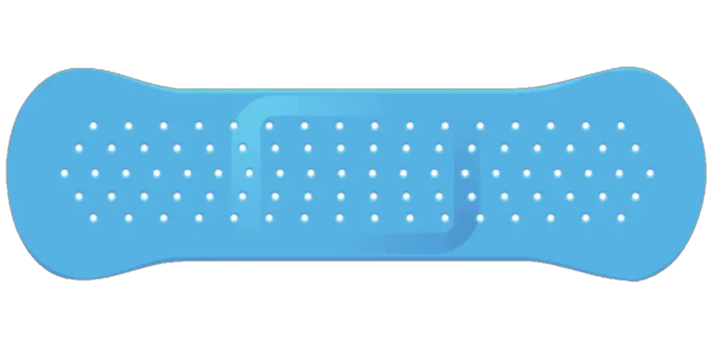 Blue Bandage Png