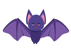 Cute Bat Vector PNG
